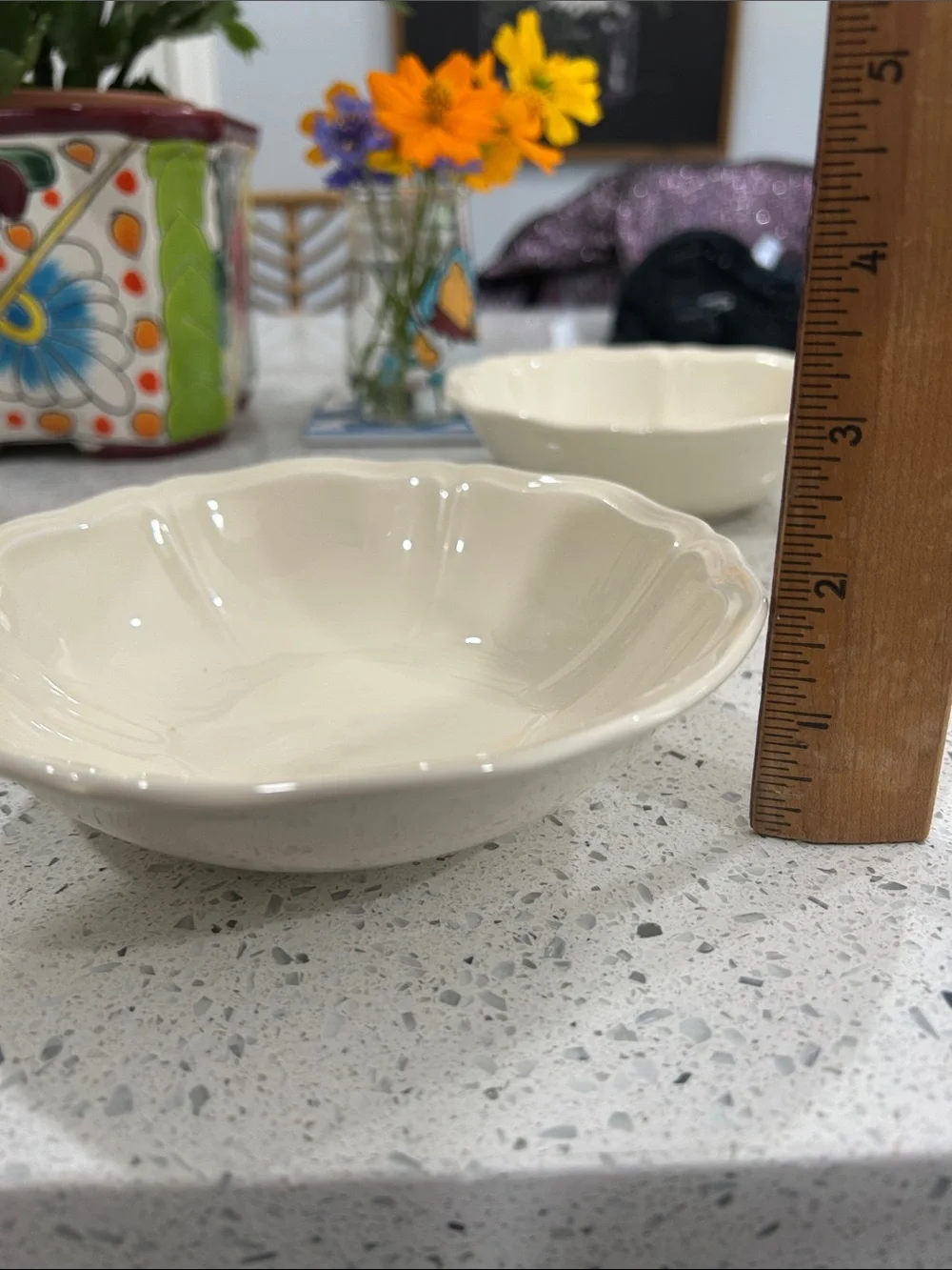 Wedgewood Queen's Ware Queen's Plain Set of 6 Cereal Bowls - Made in England